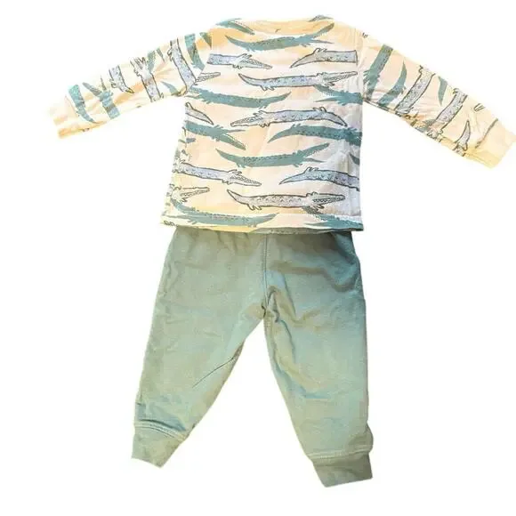 Carters Baby Boy 12 Months Alligator Outfit - Picture 5 of 5